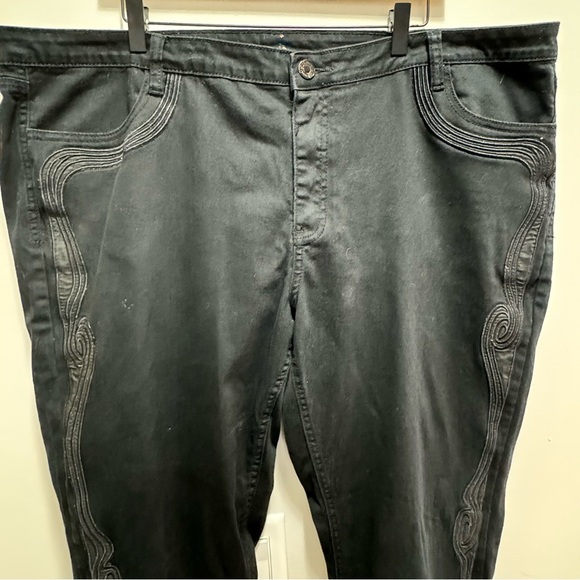 Addition Elle Love & Legend Black Straight Leg Jeans Size 22 - Picture 3 of 9